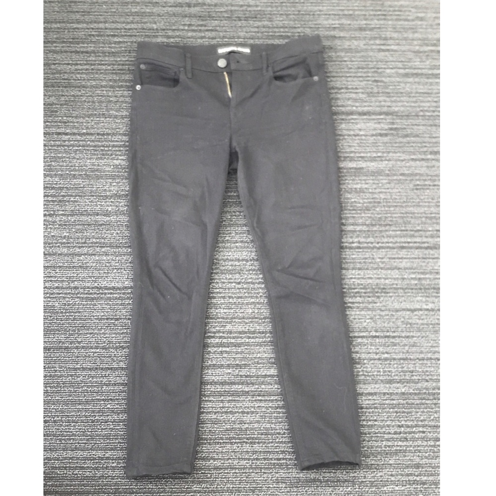 Express Black Mid Rise Jean Leggings - Picture 7 of 8